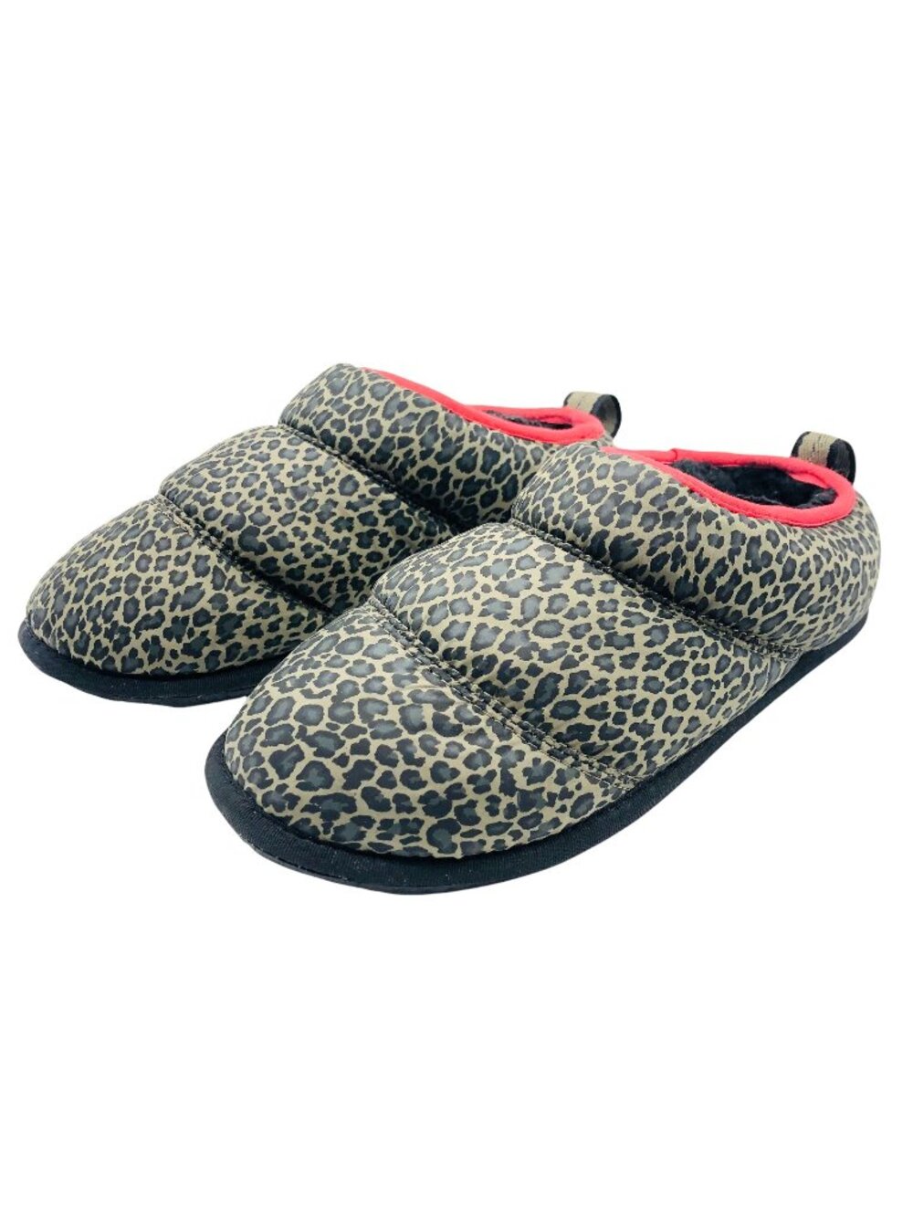 Sorel Go Bodega Run Slippers Women’s 6 Leopard Print Faux Fur Lined